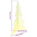 vidaXL Vianočný stromček 240 LED Teplá biela 180 cm Akryl