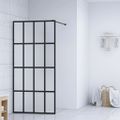vidaXL Sprchová zástena walk-in, matné tvrdené sklo 140x195 cm