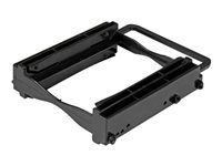 Tool-Less Installation - 2-Drive Adapter Bracket for Desktop Computer (BRACKET225PT) - Bay adaptér pre dátové úložisko - 3.5" to 2 x 2.5" - čierna - pre P/N: M2E4SFF8643, PEX4SFF8643, U2M2E125