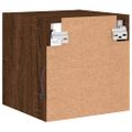 vidaXL TV nástenná skrinka s LED svetlami hnedý dub 30x28,5x30 cm