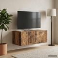 vidaXL Nástenná TV skrinka Nástenný Staré drevo 78,5 x 41 x 30 cm