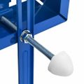 vidaXL Rám na cisternu s úložiskom Biela 50 x 8 x 131 cm Oceľ