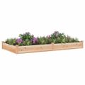 vidaXL Vyvýšený záhon s vložkou 240x120x25 cm, jedľový masív