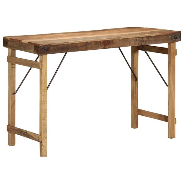vidaXL Jedálenský stôl Hnedá 110 x 55 x 76 cm recyklovaný masív