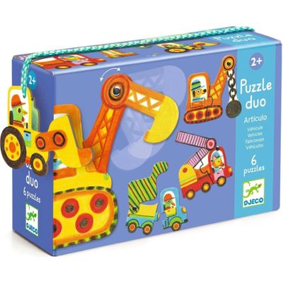 Puzzle Duo Vozidlá