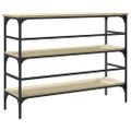 vidaXL Konzolový stolík dub sonoma 100x32x75 cm kompozitné drevo