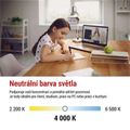 LED žiarovka Filament Mini Globe A CLASS/ E14 / 3,8 W (60 W) / 806 lm / neutrálna biela