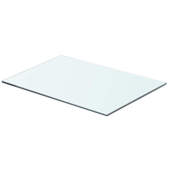 vidaXL Poličkový panel z priehľadného skla, 50x30 cm
