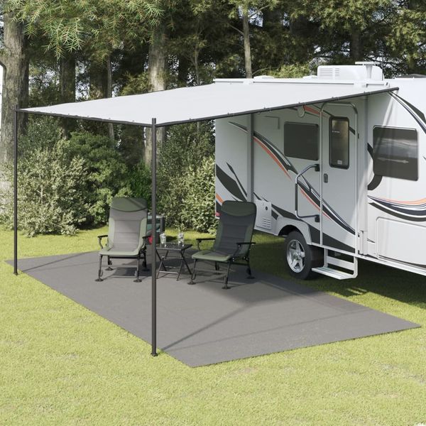 vidaXL Koberec do stanu antracit 6x3 m