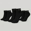 Ponožky Quarter 3Pack Black - GymBeam, veľkosť L