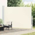vidaXL Zaťahovacia bočná markíza na terasu 200x300 cm, krémová