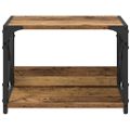 vidaXL Stojan na tlačiareň Staré drevo 44 x 26 x 31.5 cm