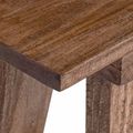vidaXL lavička Prírodná 92 x 23,5 x 45,5 cm Mahagónový masív