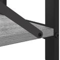 vidaXL Regál na knihy 80 x 30 x 50 cm Kompozitné drevo Sivý dub sonoma