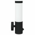 vidaXL Exteriérové nástenné svietidlo Čierna 12 x 8,5 x 29 cm