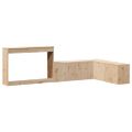 vidaXL Nočný stolík s písacím stolom 222x107x75 cm, borovica