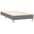 vidaXL Posteľný rám s boxspringom tmavosivá 80x200 cm látka