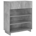 vidaXL Skrinka na topánky 73 x 38 x 87,5 cm Spracované drevo