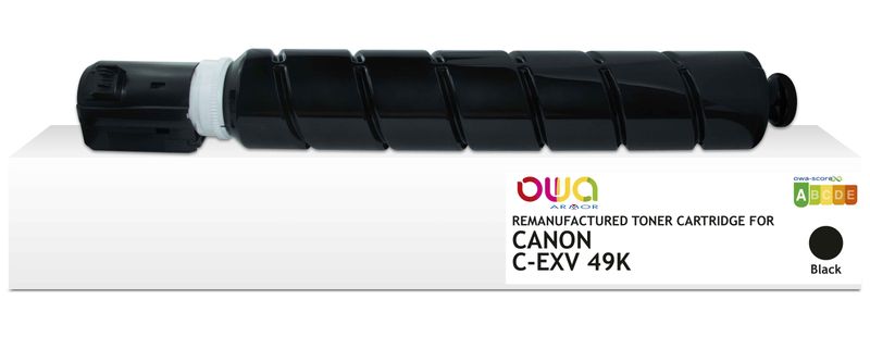 OWA Armor toner kompatibilný s Canon C-EXV49K, 36000st, čierna/black