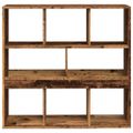 vidaXL Deliaca stena staré drevo 100x33x94,5 cm kompozitné drevo