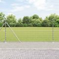 vidaXL Zvarené drôtené pletivo s betónovým základom 25 x 1,2 m