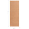 vidaXL Koberec behúň BCF béžový 60x150 cm