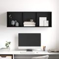 vidaXL Zostava TV skriniek 37 x 37 x 107 cm Čierny dub