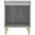 vidaXL Nočné stolíky 2 ks sivý dub sonoma 40x35x50 cm