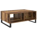vidaXL Konferenčný stolík Staré drevo 90 x 60 x 35 cm Kompozitné drevo