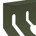 vidaXL Úložný box na káble pod stôl 2 ks Olivovo zelená