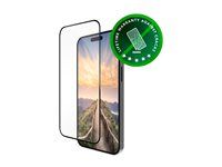 Ochrana obrazovky pre mobilný telefón - sklo - farba rámu čierna - pre Apple iPhone 16 Pro Max