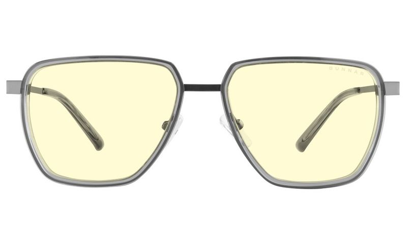 GUNNAR kancelárske/herné okuliare CLIX STONE/GUNMETAL jantárové sklá BLF 65 GUNNAR focus