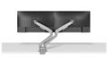 Neomounts DS70-250SL2 Neomounts NEXT Slim Desk Mount, double display (topfix clamp/grommet), silver Držák, VESA, stolní, pro 2 ploché/zakrivené monitory, úhloprícka 17–32", náklon 90°, otácení 180°, rotace 360°, nosnost 18kg, str