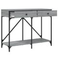 vidaXL Konzolový stolík sivý sonoma 100x39x78,5 cm kompozitné drevo