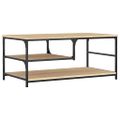 vidaXL Konferenčný stolík dub sonoma 90x49x40 cm kompozitné drevo