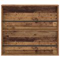 vidaXL Regál na časopisy Staré drevo 80 x 12 x 70 cm Kompozitné drevo