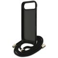 Guess 4G Big Logo Cord Stap Crossbody case for iPhone Air brown