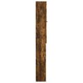 vidaXL Toaletná skriňa BREDA Dymový dub 66 x 25,5 x 190 cm