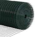 vidaXL Zvarené pletivo s podperami 10 x 1,2 m PVC potiahnutá oceľ