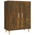 vidaXL Komoda dymový dub 70x34x90 cm spracované drevo