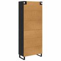 vidaXL Highboard 2 ks Čierny dub 69,5 x 34 x 180 cm Kompozitné drevo