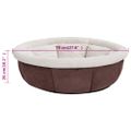 vidaXL Pelech pre psa 70x70x26 cm hnedý