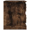 vidaXL Nočné stolíky 2 ks dymový dub 39x39x47,5 cm spracované drevo