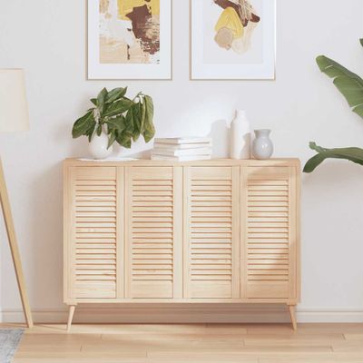 vidaXL dvierka skriniek Louvred Design 4 ks 69x29,5 cm masív borovica