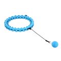 Masážna hula hoop obruč HMS HHW01 so závažím modrá