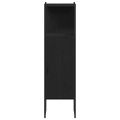 vidaXL Sada kúpeľňového nábytku 4 ks Čierny dub 33 x 33 x 185,5 cm