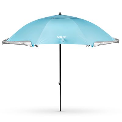 Plážový slnečník / paraván NILS Camp NC17114 240 cm modrý