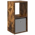 vidaXL Nočný stolík Dymová dub 30,5 x 27 x 59,5 cm Kompozitné drevo