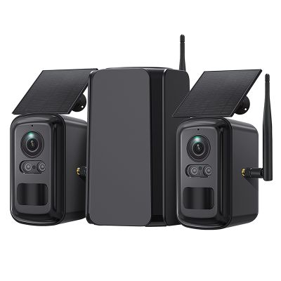 Set solárnych kamier Viking HUB S02/8000 mAh/ mobilné aplikácie/ outdoor