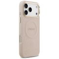 Puzdro Guess pre iPhone 17 Pro Max HC MAGSAFE PU S/ PEONY HOT STAMP ružové
